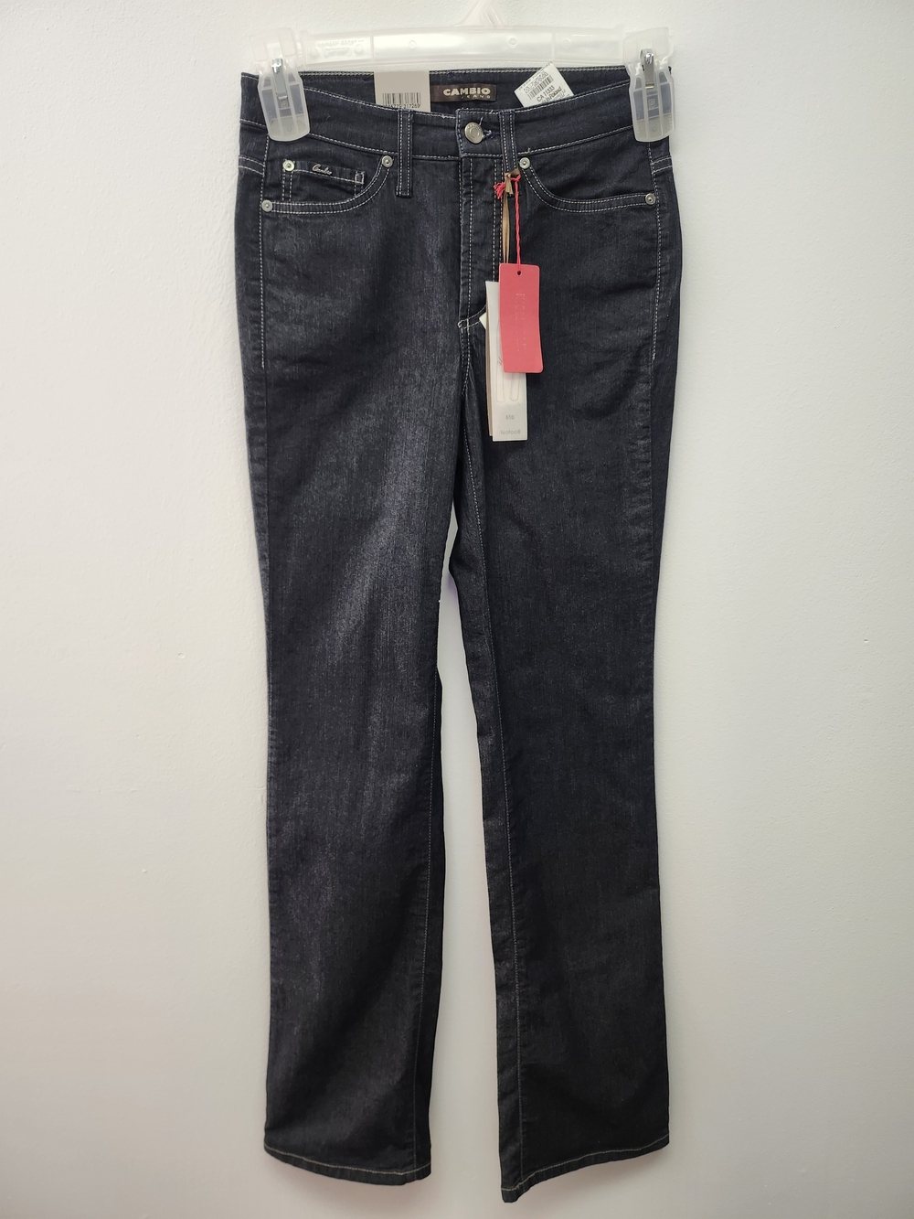 Cambio Women's Black Boot Cut Jeans